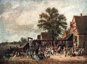 TENIERS, David the Younger The Village Feast gh oil painting artist